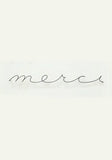 French Wire Signage - Merci