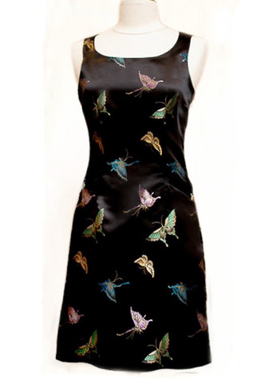 Mod Dress - Black Butterfly