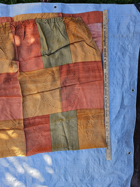 1950s Sunburst Curtain panel