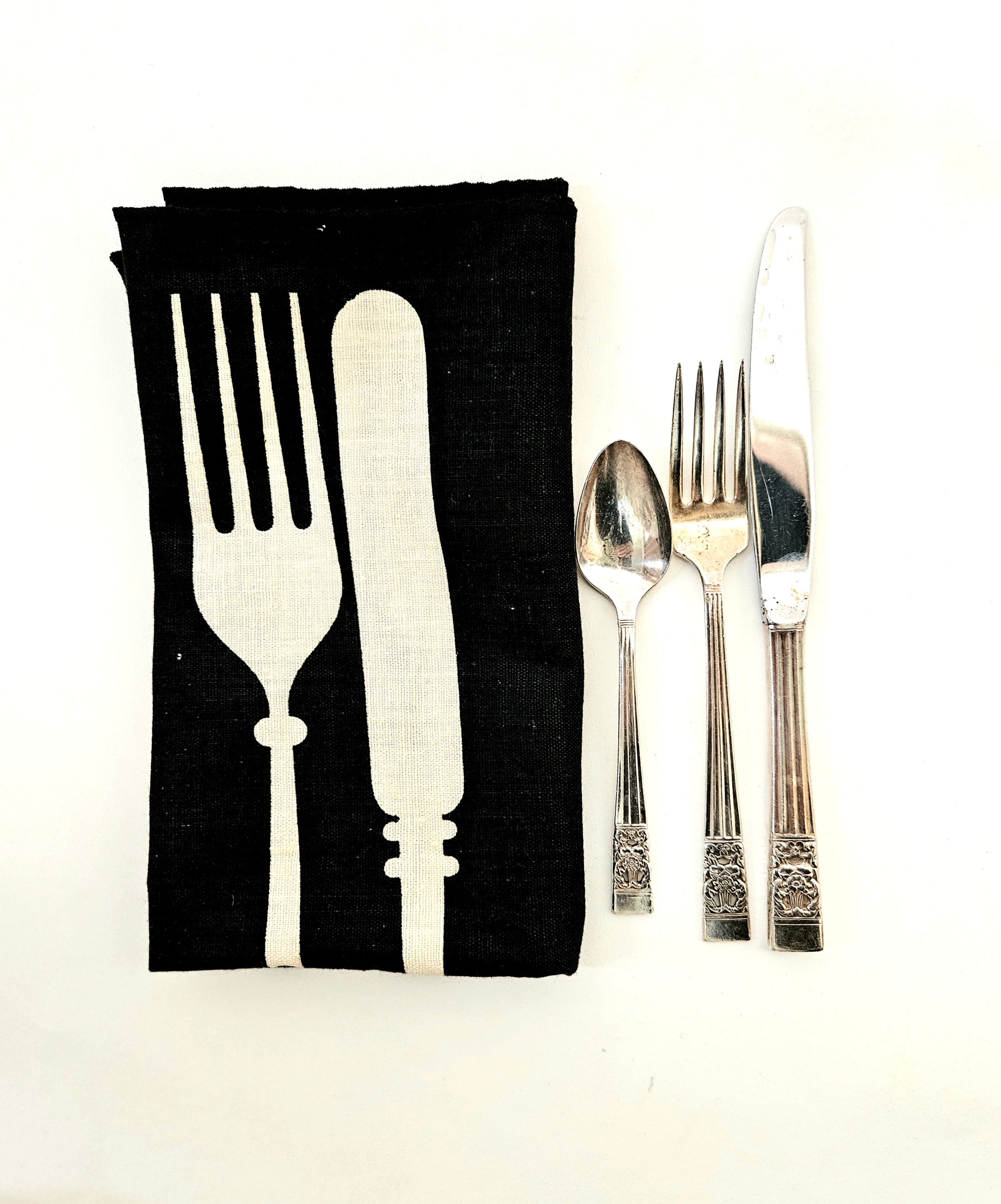 Vintage 1960s Linen Napkind