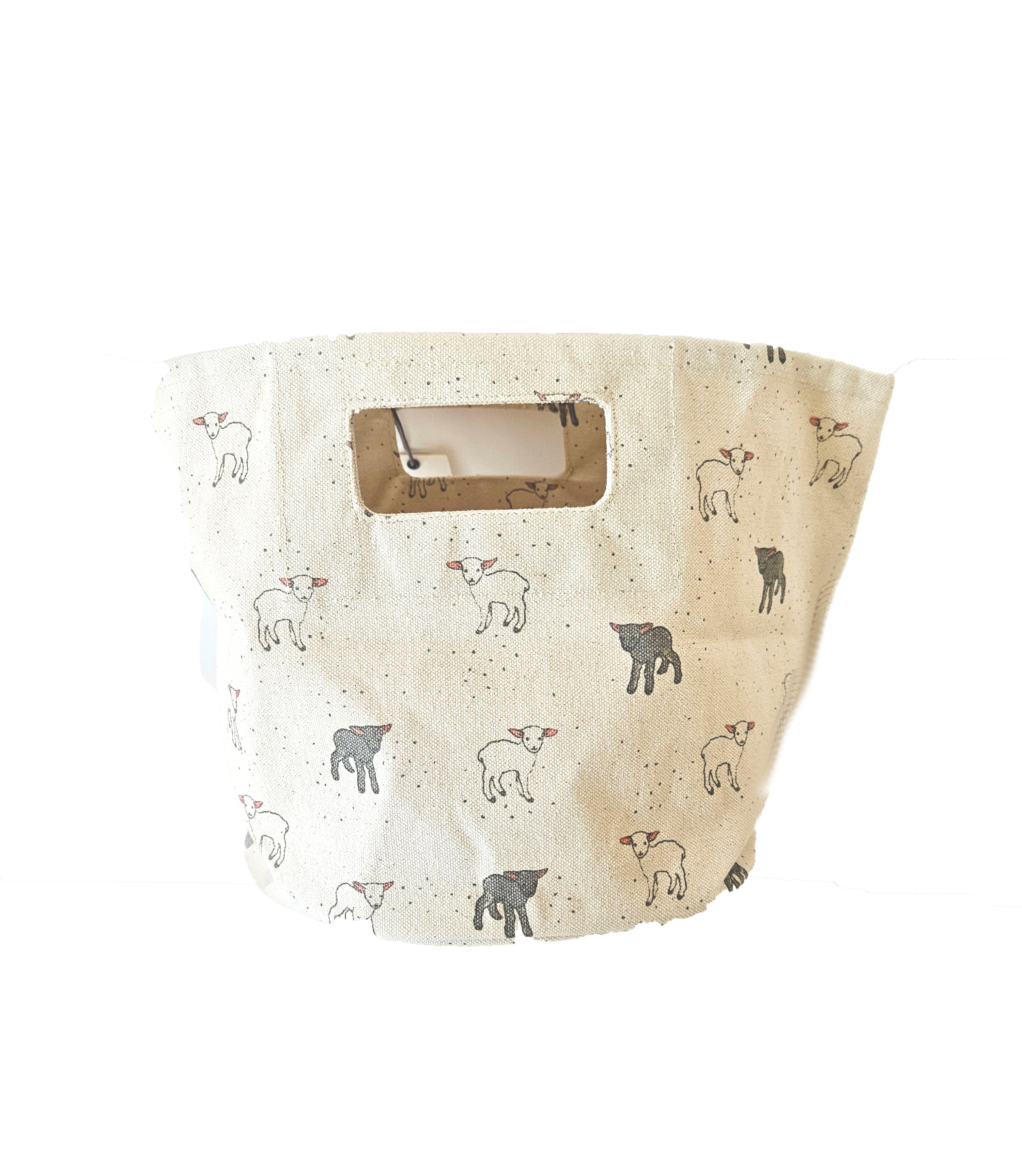Foldable Canvas Storage Bin-Lambs