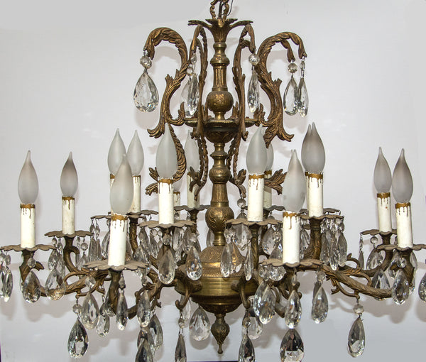 Large, majestic French style chandelier