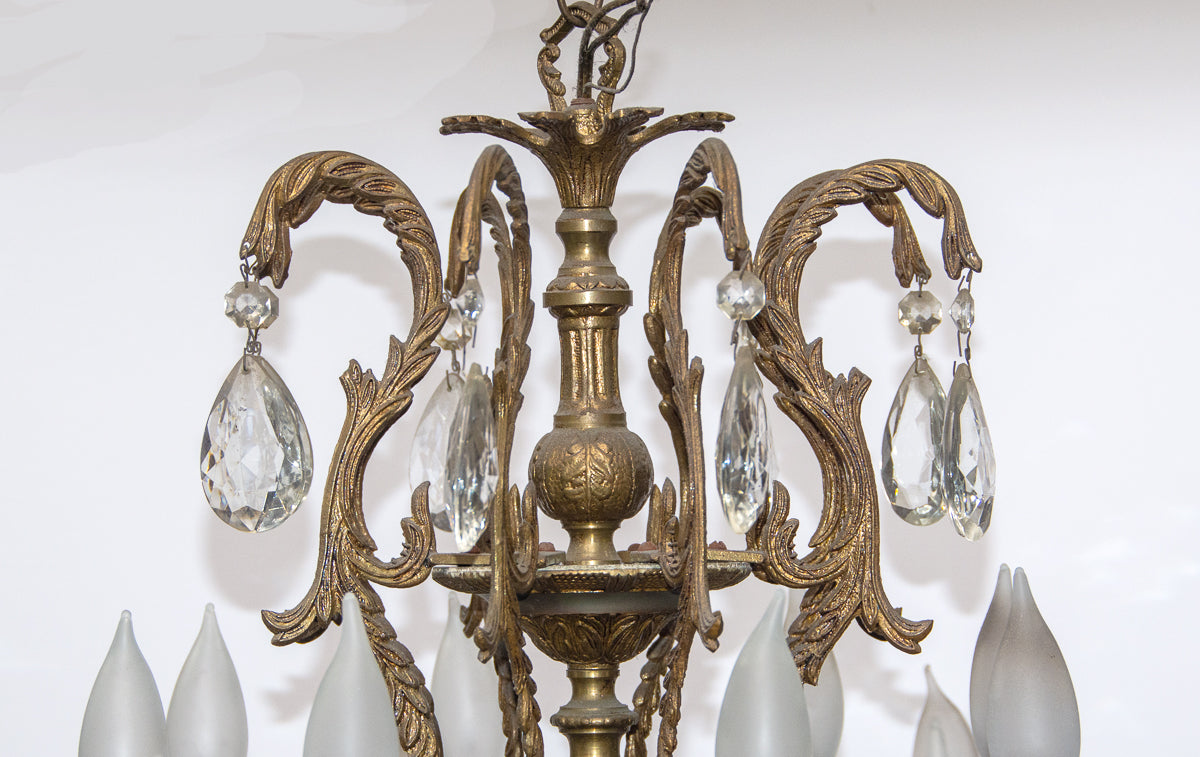 Large, majestic French style chandelier