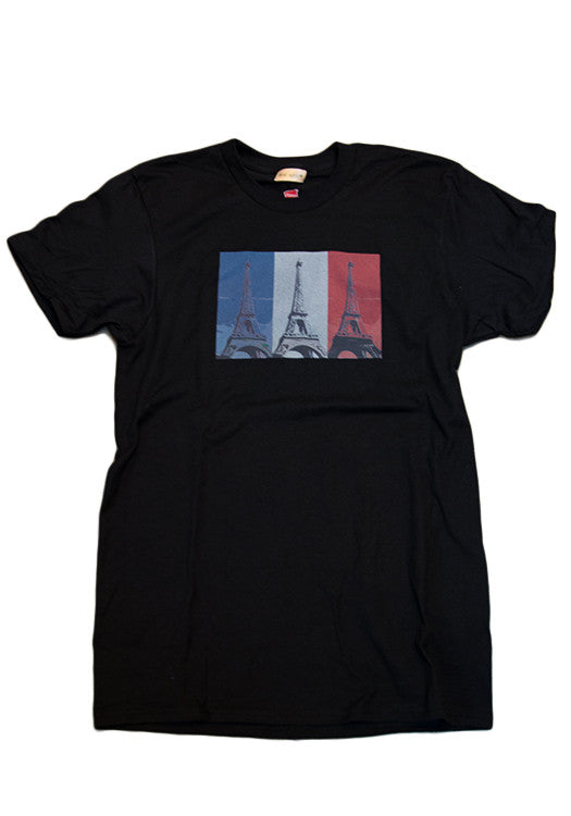 Eiffel Tricolore Tee - Adult