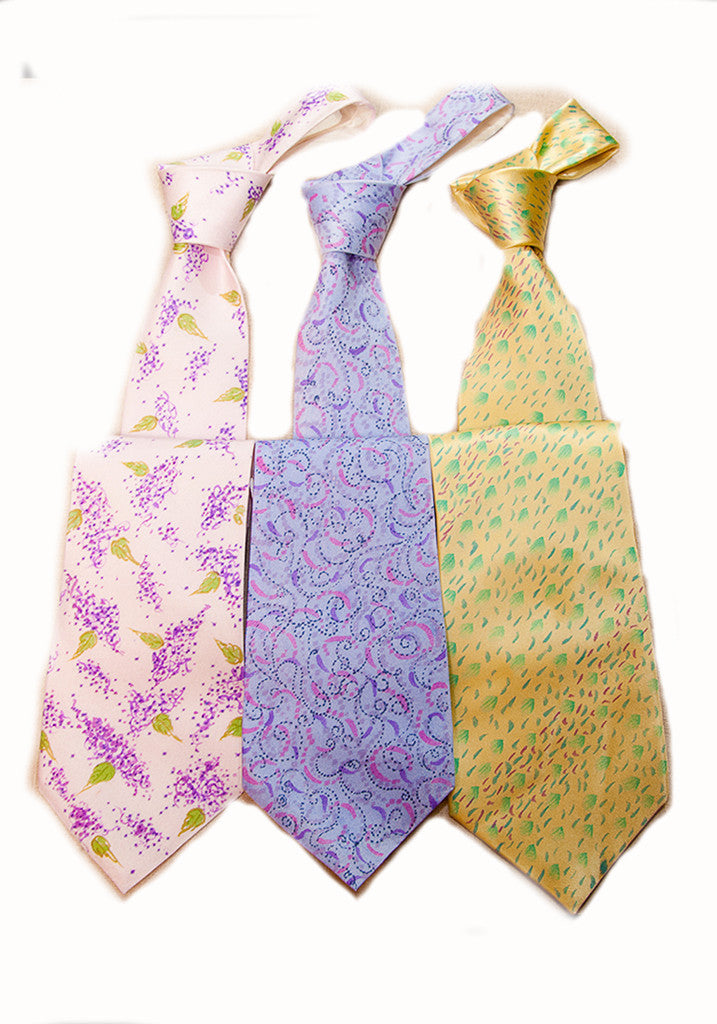 Nathalie Seaver Hand Painted Ties