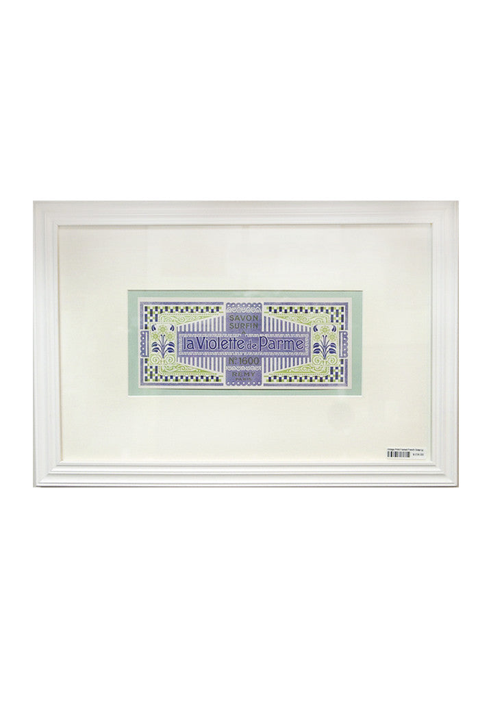 Vintage French Soap Labels - Framed
