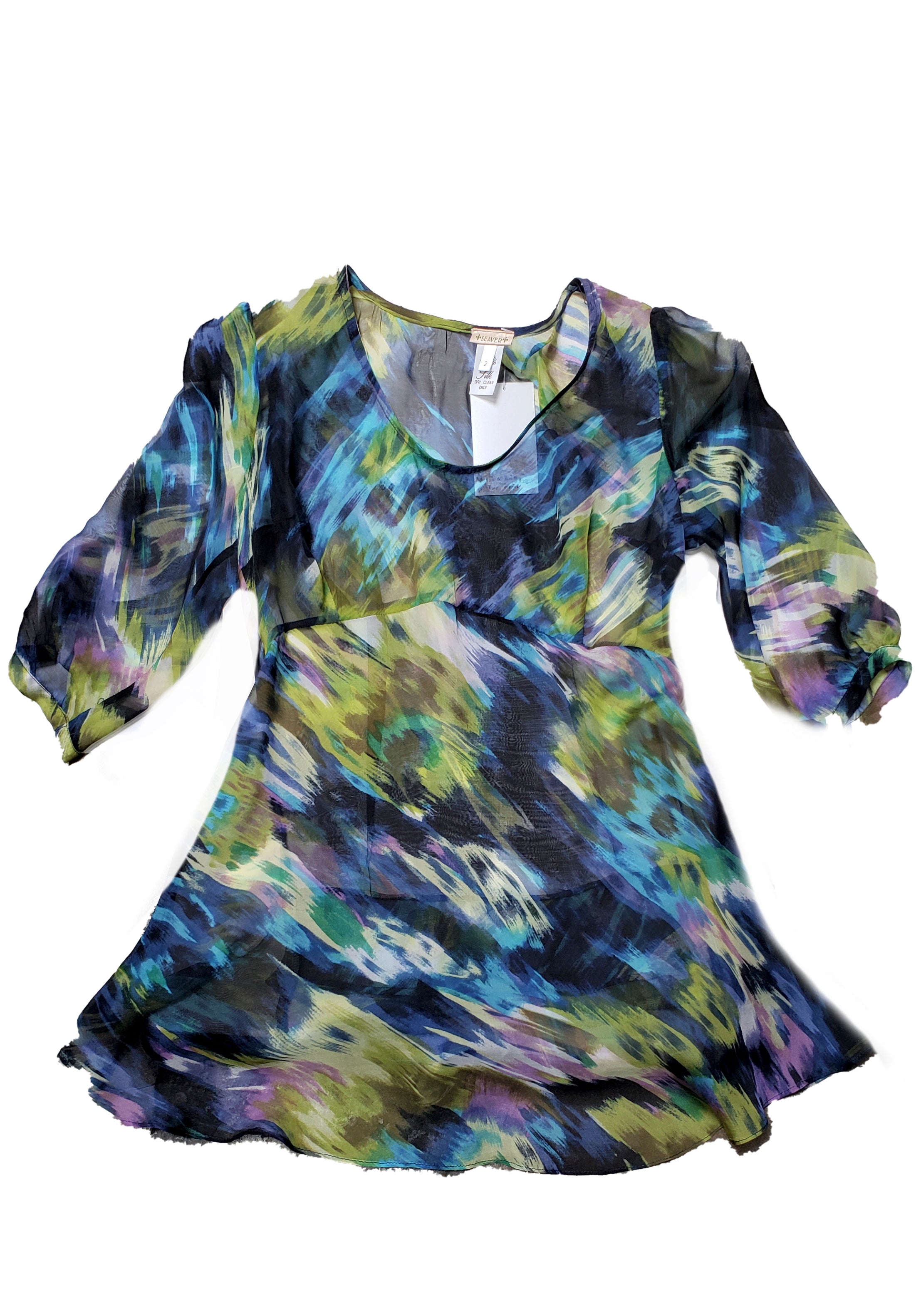 Victoire Blouse - Silk Watercolor