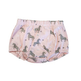 Organic Cotton Wild Horses Ruffle top and Bloomers