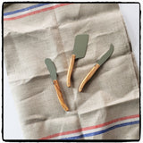 Laguiole Olive wood Mini Cheese knives