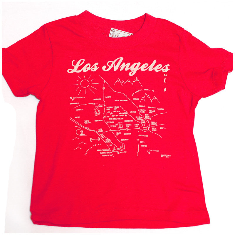 Los Angeles Map Tee