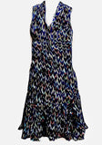 Flapper Dress- Rainbow Zig-zag